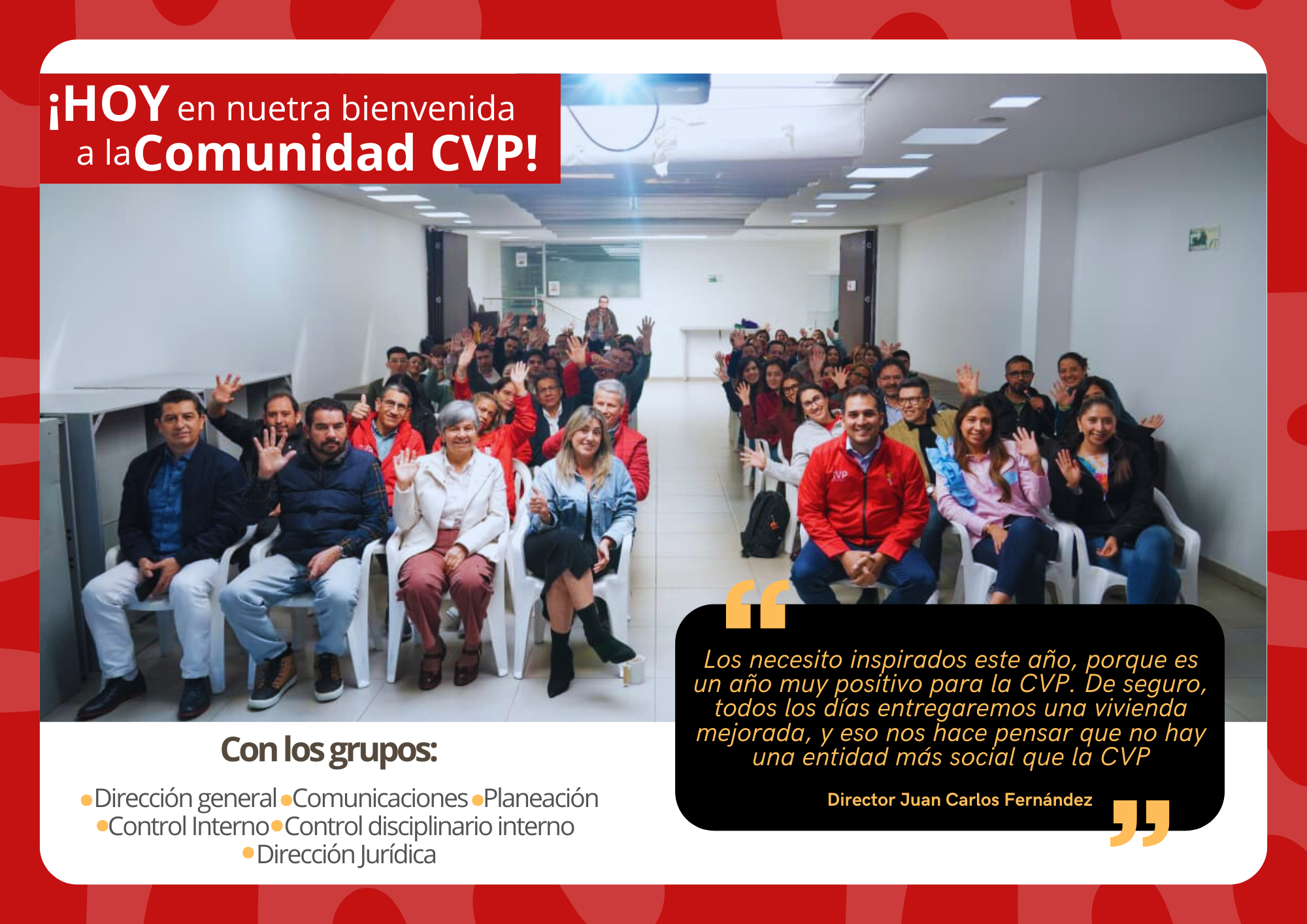 Bienvenida 2026 Apoyos OAC OAP y admin