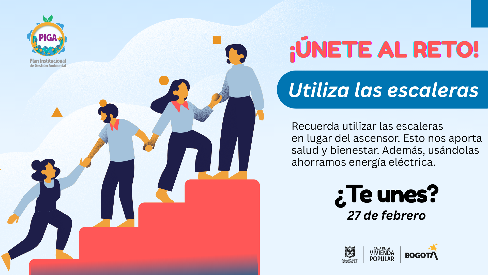Reto subir escaleras PIGA 27-02-2026
